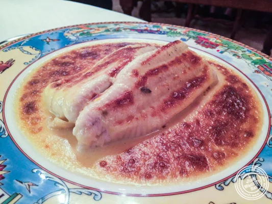 Filet of sole at L'Auberge du Pont de Condongesof Paul Bocuse in France