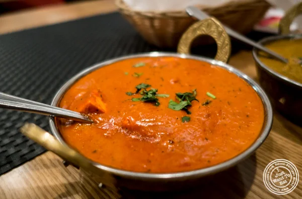 纽约州纽约市印度中国体育网直播Dosai的Paneer Makhni