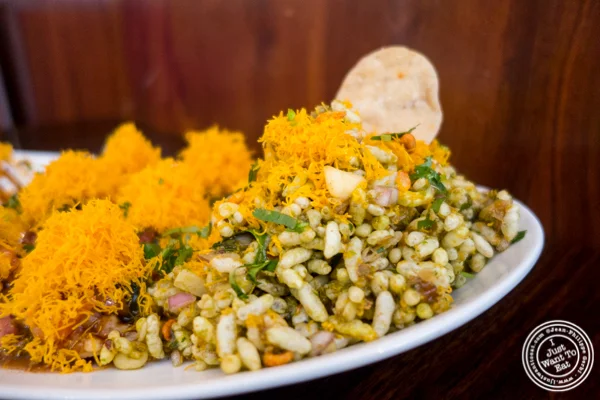 在Kailash Parbat的Bhel Puri在咖喱山,纽约,纽约
