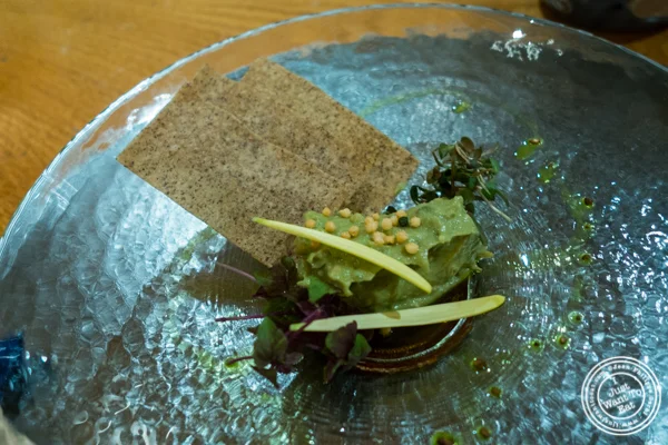 Yuzu Wasabi Guacamole和荞麦面在Tribeca的技巧