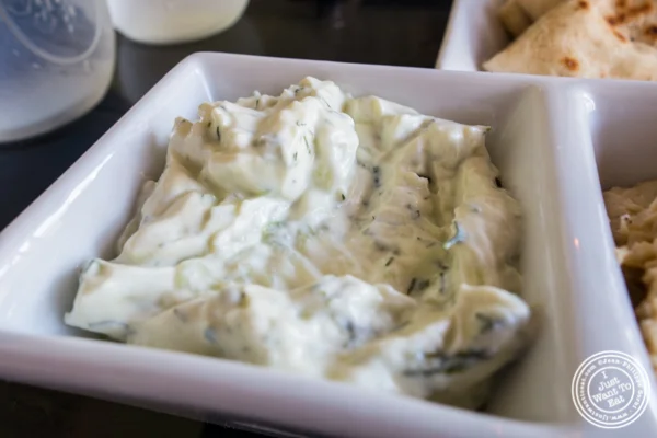 纽约布鲁克林阿夫利希腊厨房的Tzatziki