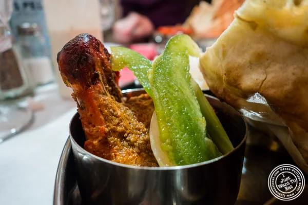Tandoori chicken at 孟买格栅中国体育网直播在地狱's Kitchen