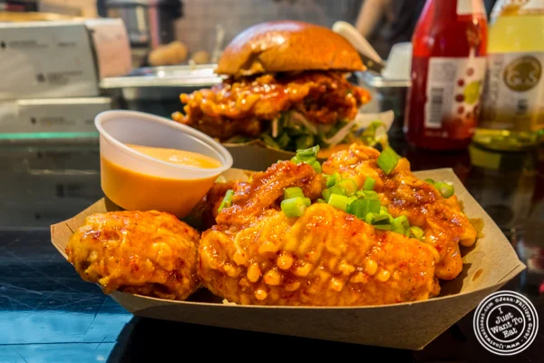 Buljang翅膀在Gansevoort市场,NYC