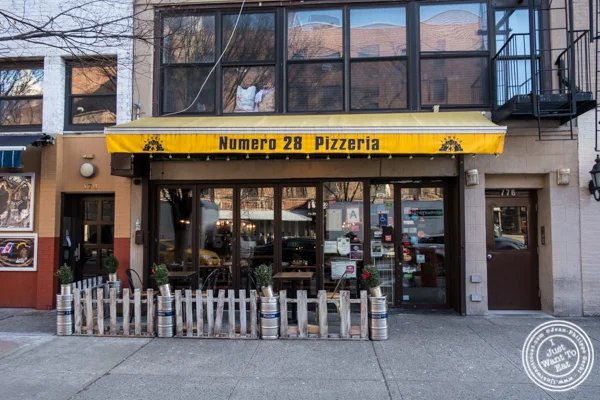 在Numero 28 Pizzeria,纽约,纽约的门面
