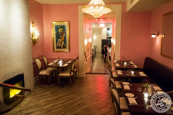 Pink room at Chimichurri Grill East,NYC,NY