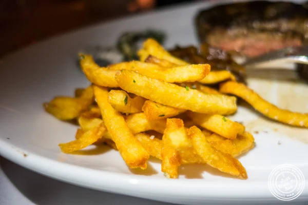 Seasoned French fries at Chimichurri Grill East,NYC,NY