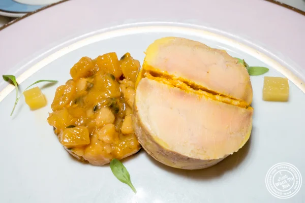 Foie gras在纽约州南部的Lakurée