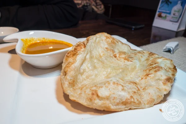 在Ajisai的Roti Canai在地狱的厨房里,纽约,纽约