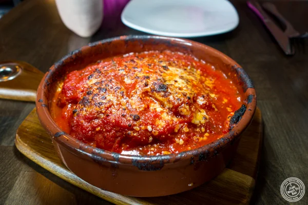 新泽西州霍博肯市的零奥托中国体育网直播的Parmigiana de melanzane