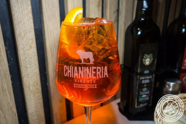 Spritz在Trattoria dall'oste在佛罗伦萨,意大利