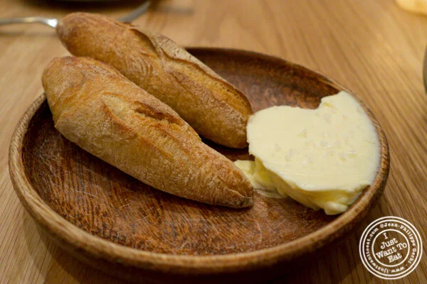 Bread and butter at Wallse in 纽约市, NY