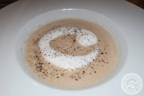 Chestnut soup at Wallse in 纽约市, NY