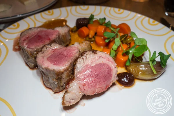 Roasted lamb at Wallse in 纽约市, NY