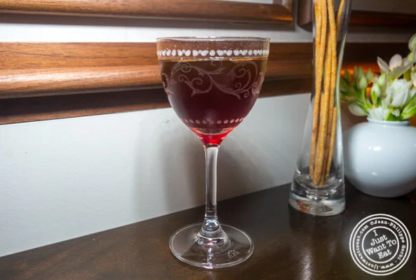 Irish breakfast cocktail at Benno in 纽约市, NY