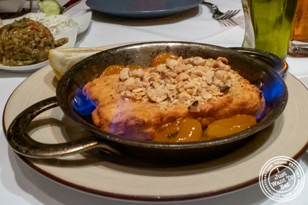 在纽约市凯拉里塔瓦纳的Saganaki