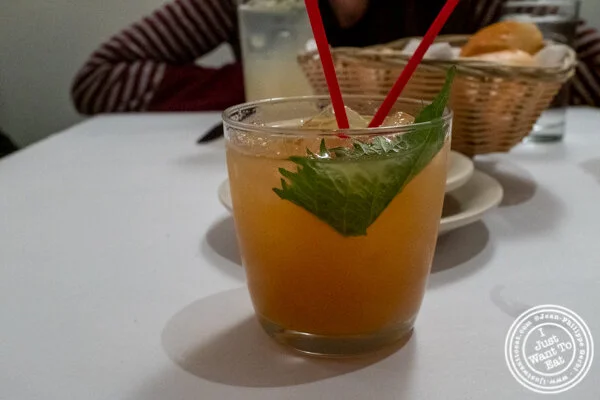 Babbo Natale鸡尾酒在巴斯塔面团在纽约,纽约