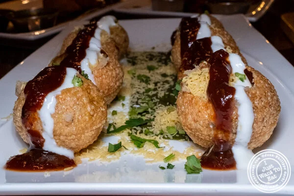纽约州乔拉市的Batata sev puri