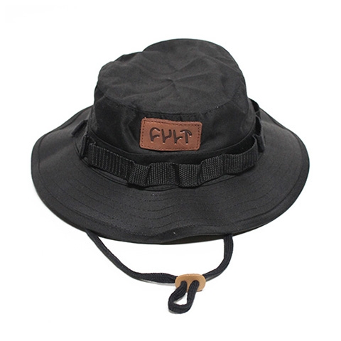 black camo boonie hat