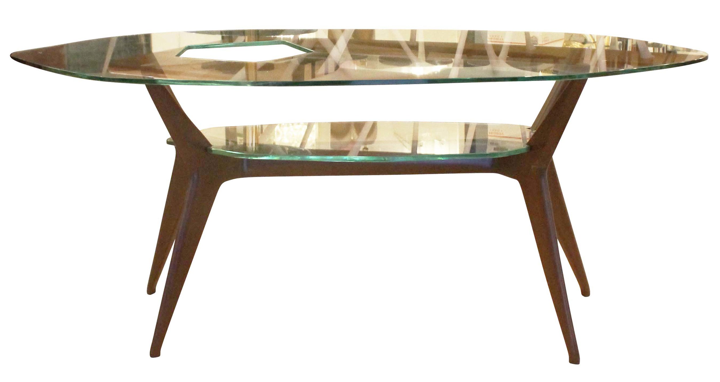 Unique Coffee Table In The Style Of Ico Parisi Italy 1960s