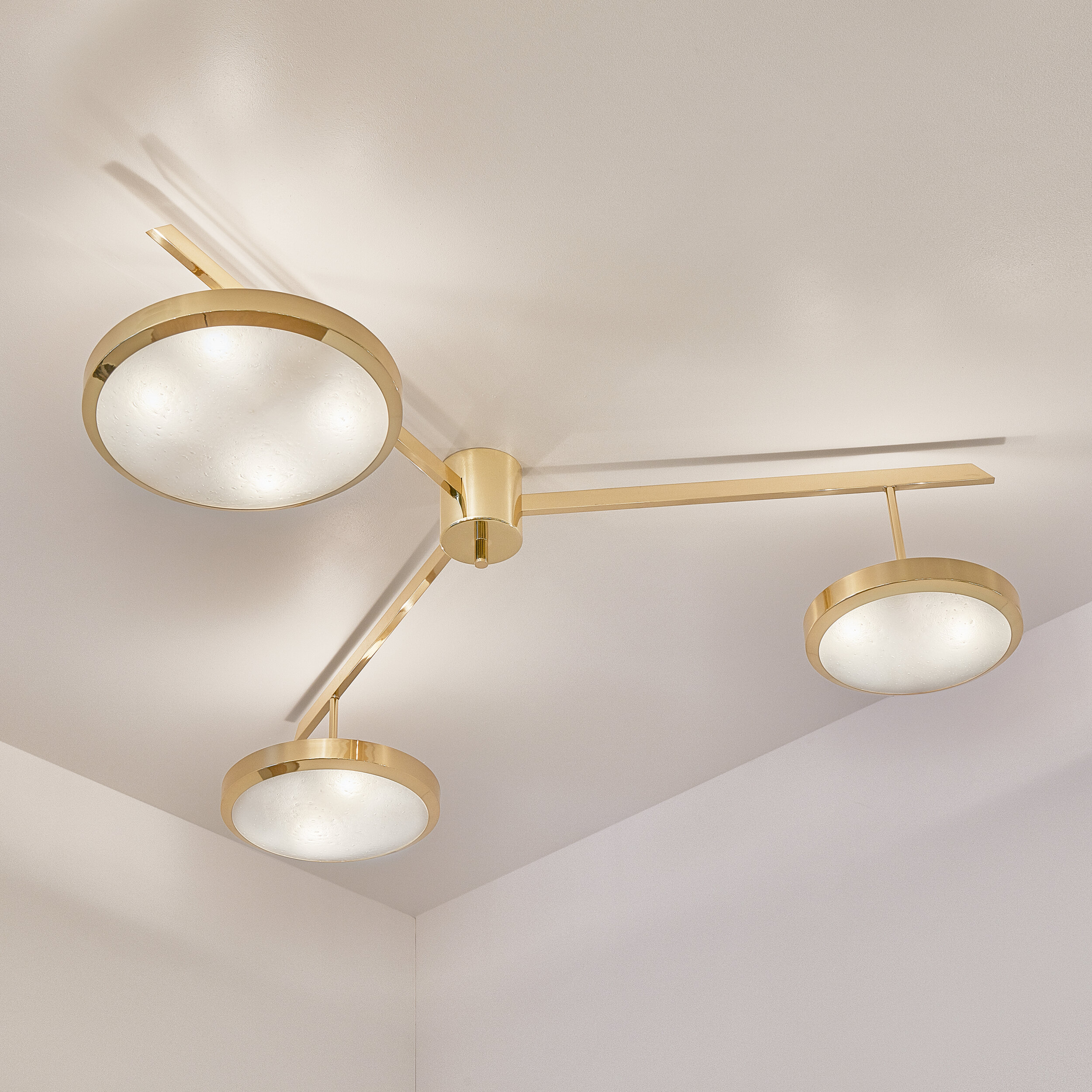 Tre Ceiling Light Gaspare Asaro Italian Modern Italian Mid Century Modern Furniture And Lighting New York Ny