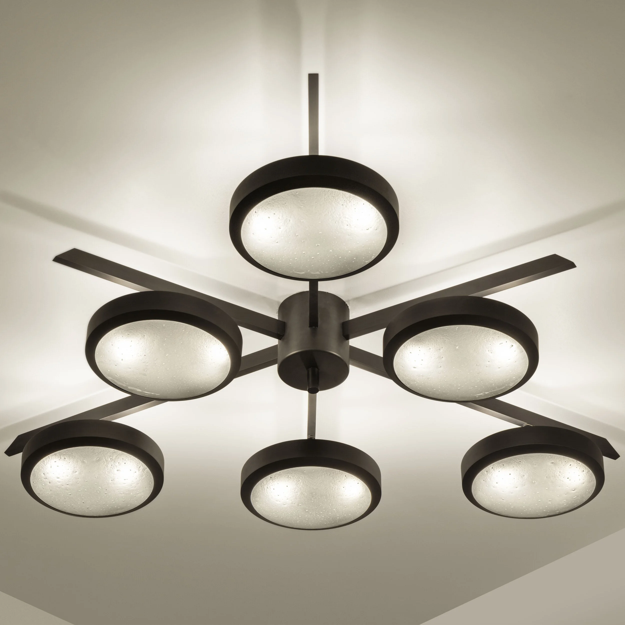 Sei Ceiling Light Gaspare Asaro Italian Modern Mid Sei Ceiling Light Gaspare Asaro