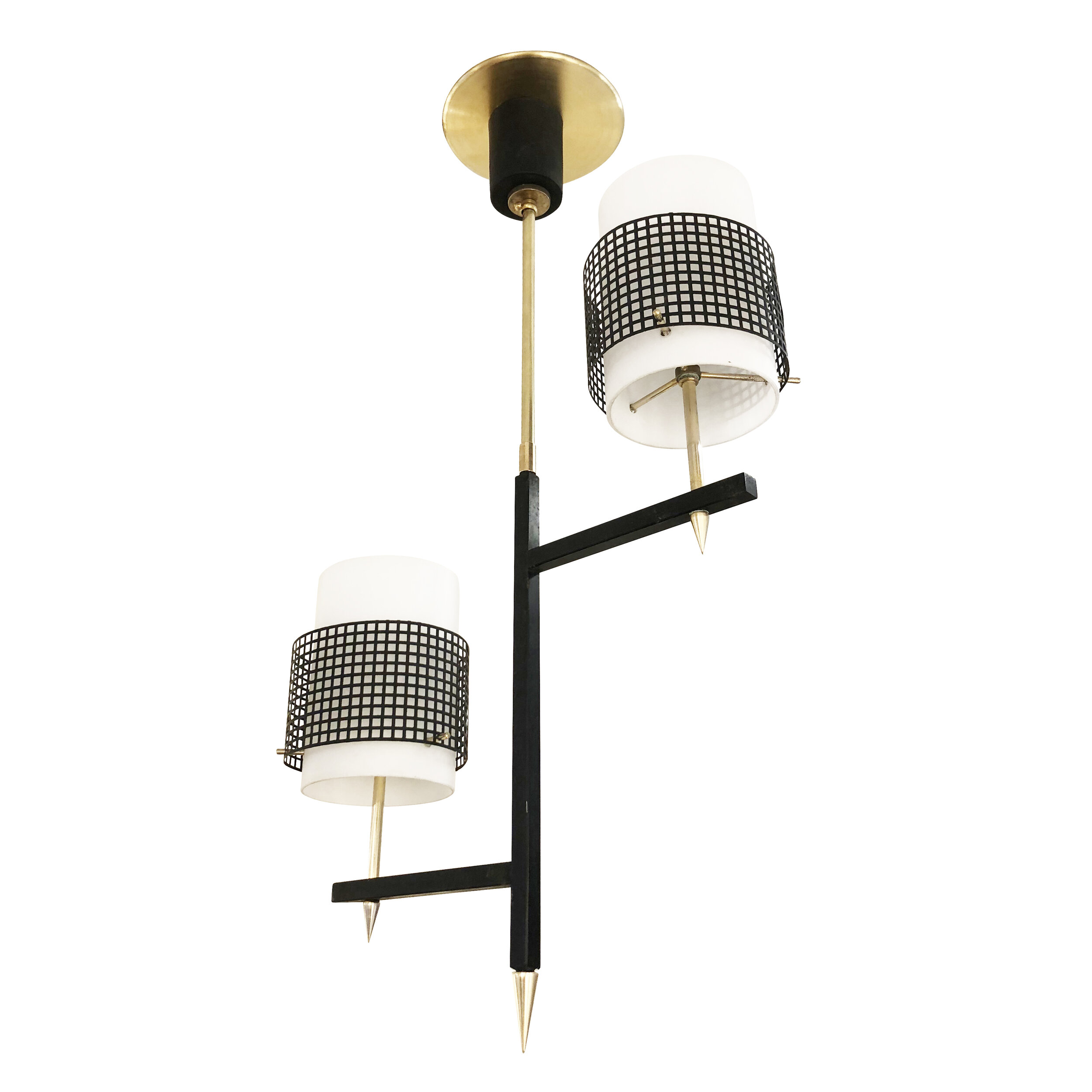 mid century hanging light