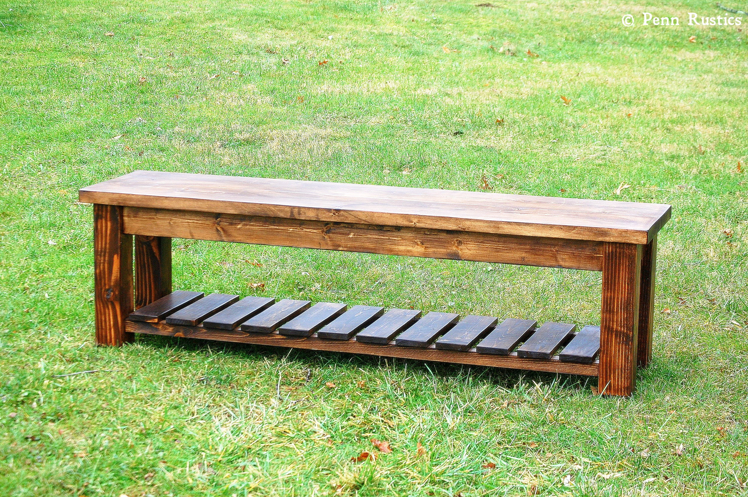 Entryway Bench With Storage Narrow Wooden Hallway, Mudroom Shoe Seating  alpine Reclaimed Wood Bench Seat Modern Farmhouse Decor. 