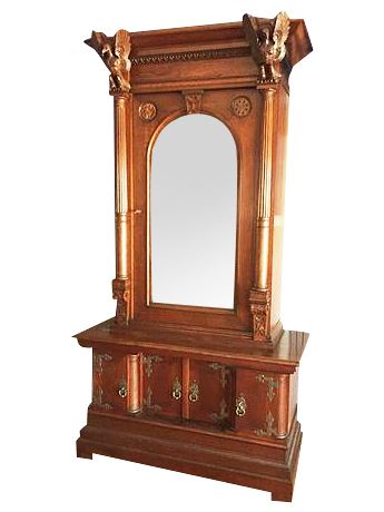 1887 German Gun Cabinet By J P Mork Eagle Eye Antiques