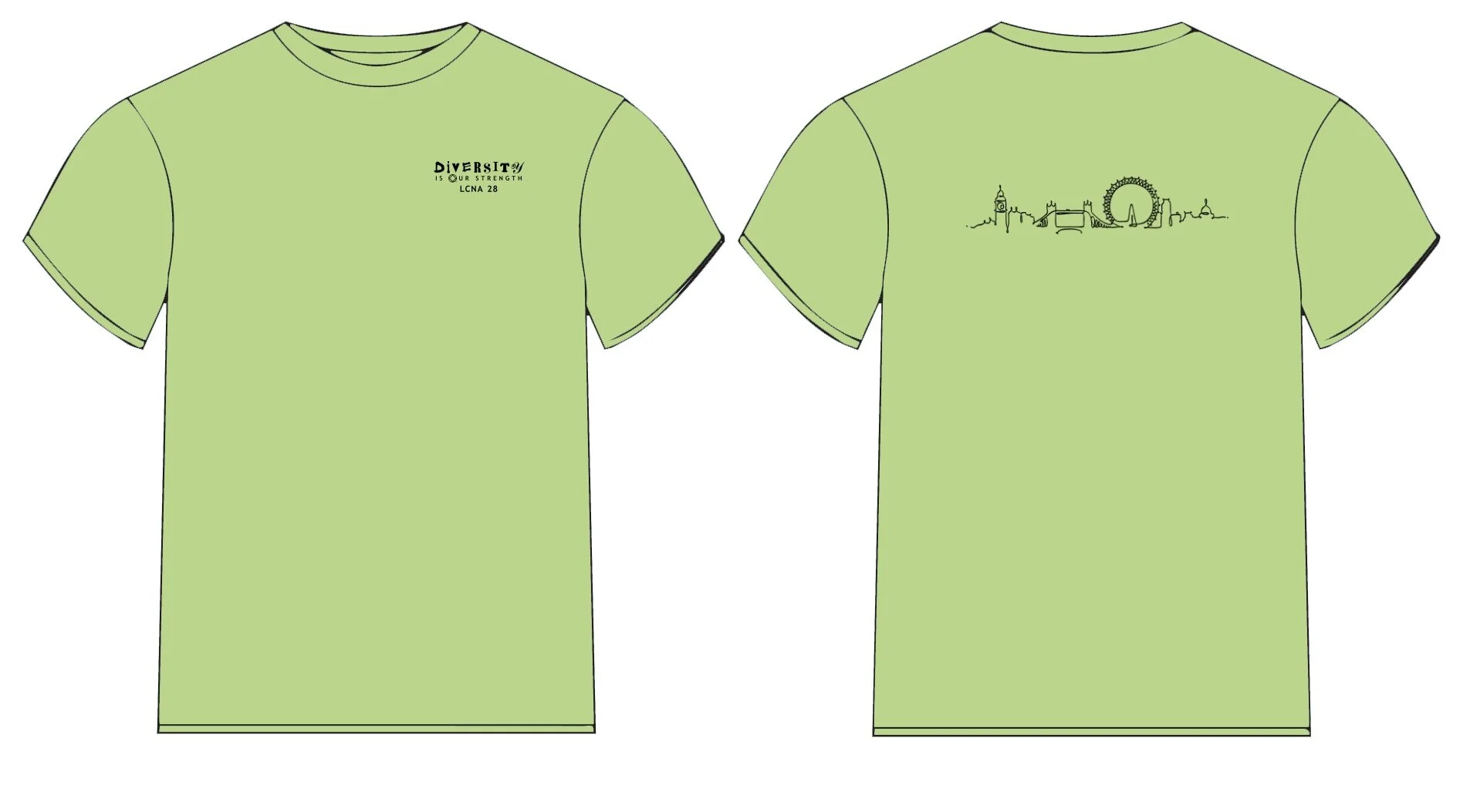 mint green shirt design