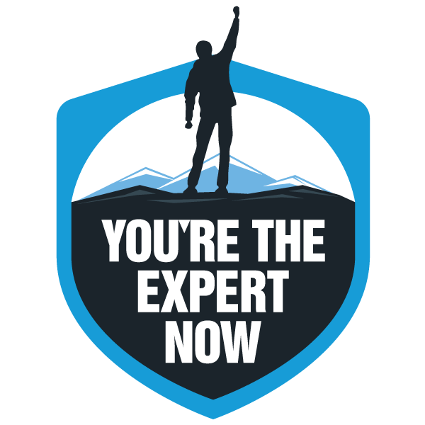 You're the Expert Now