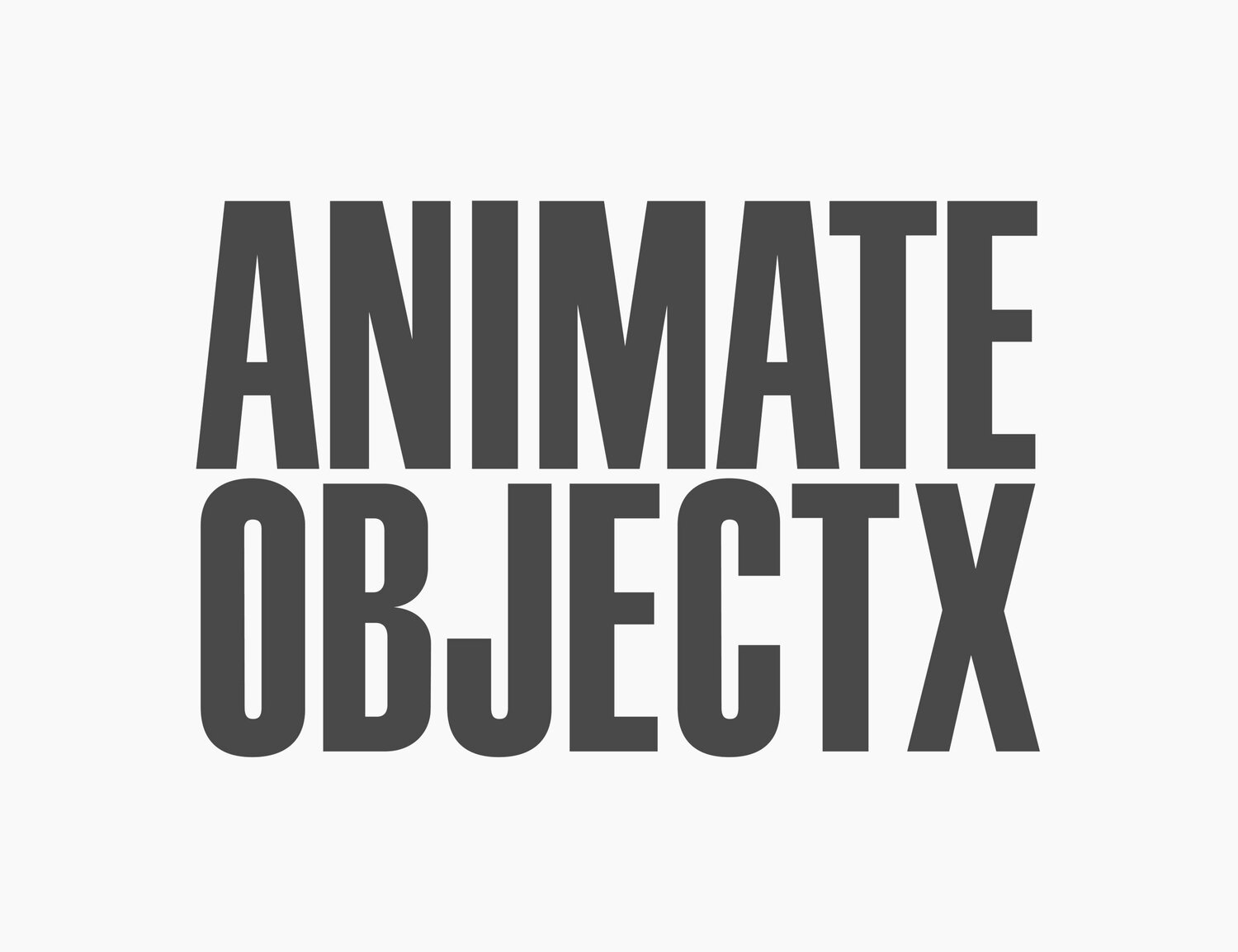 ANIMATE OBJECTX