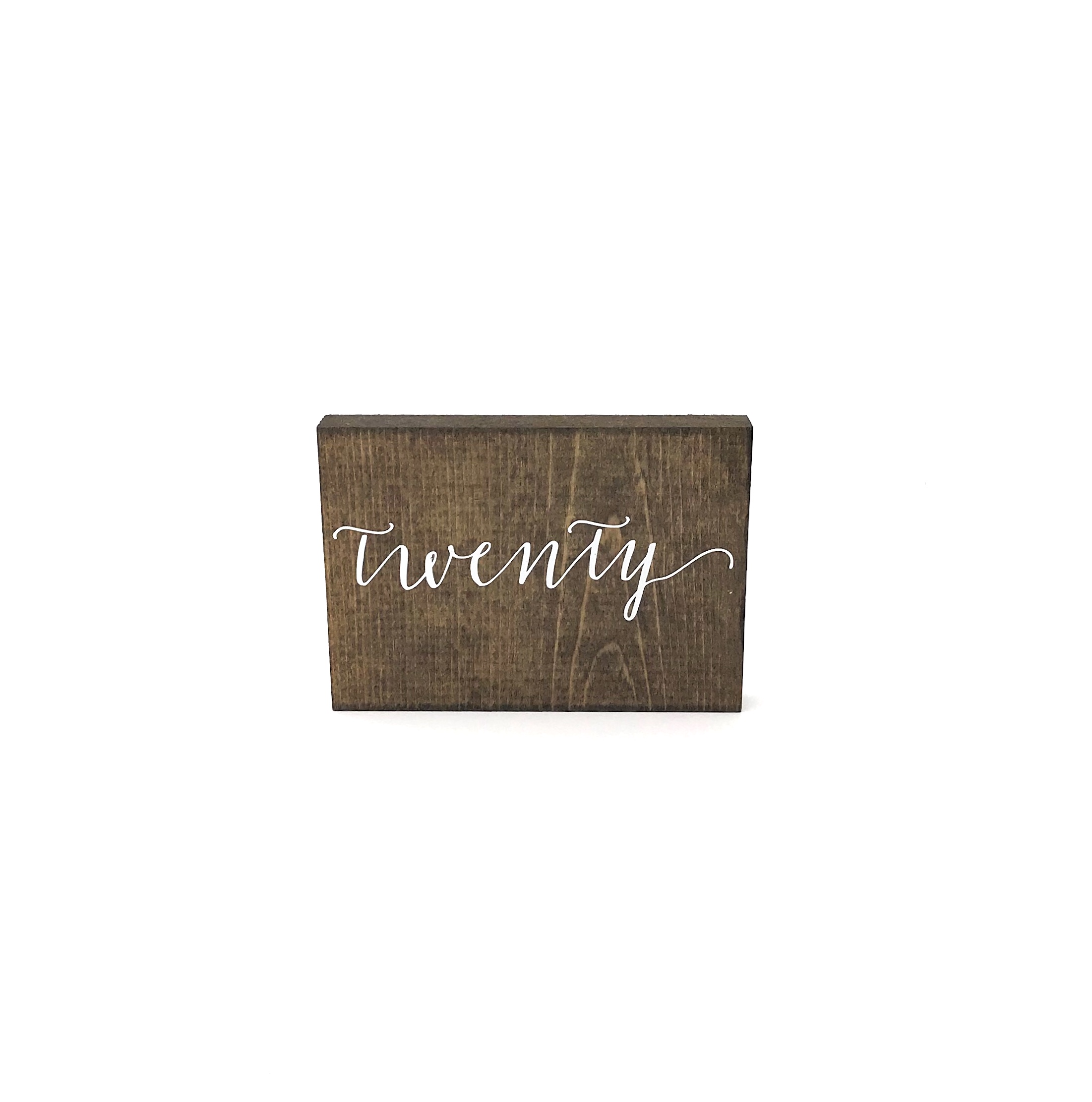 Wood Table Number 3 Each Lincoln Florist Event Rentals Petals To Platinum
