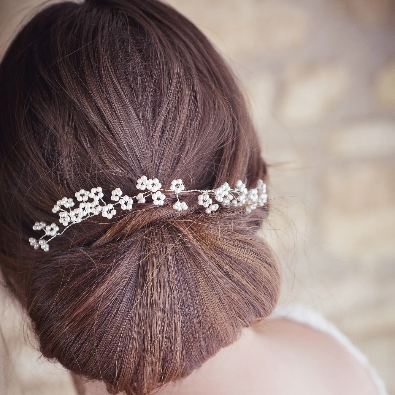 Gypsophila Wedding Pearl Wedding Hair Vine Designed To Sparkle