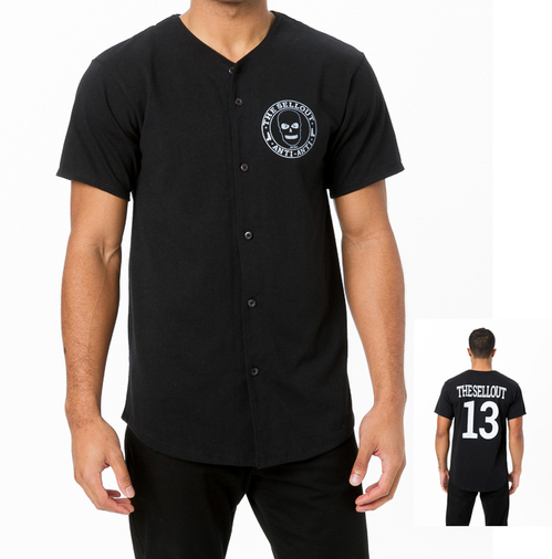 red black baseball jersey