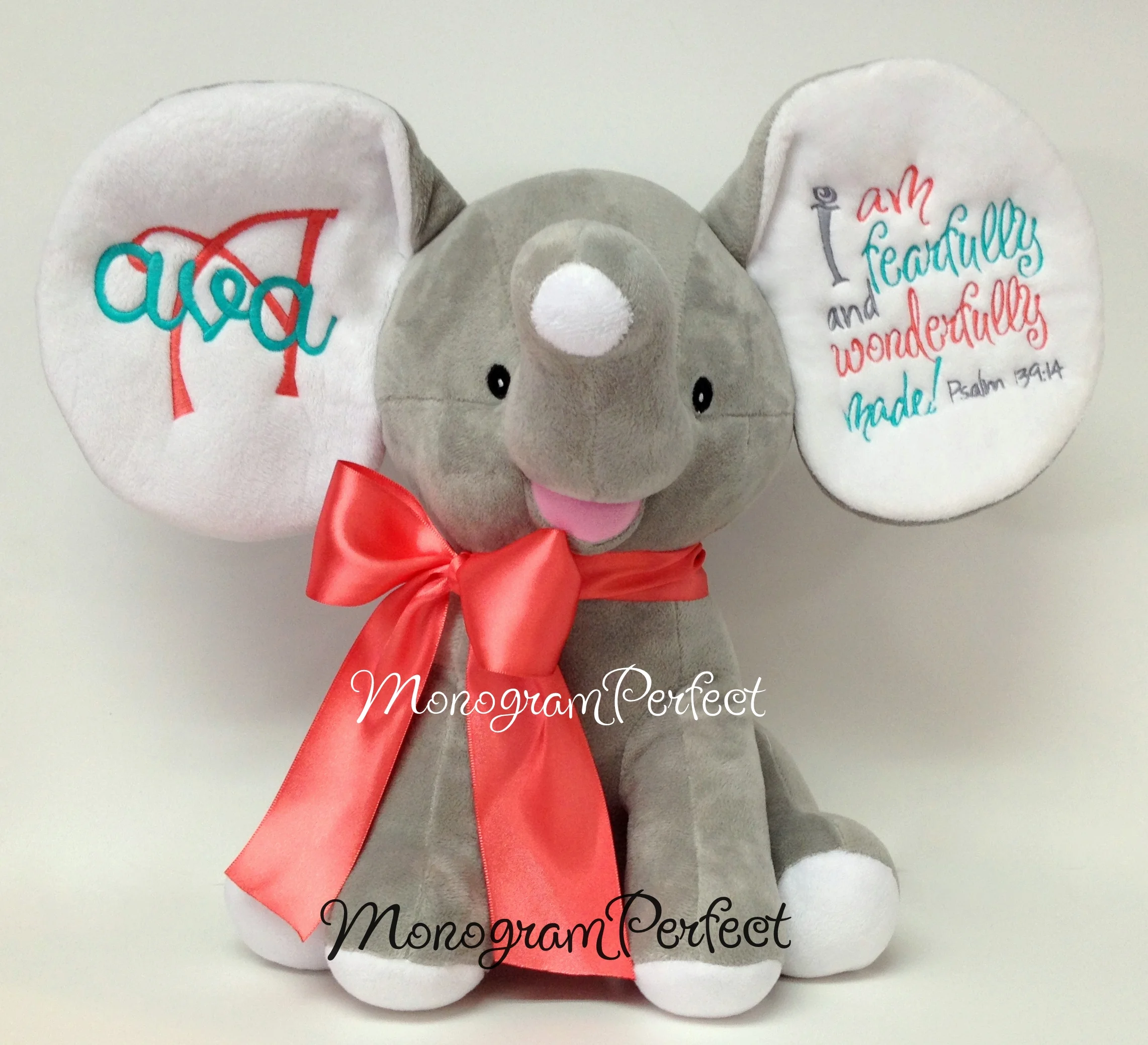 stuffed elephants for baby shower