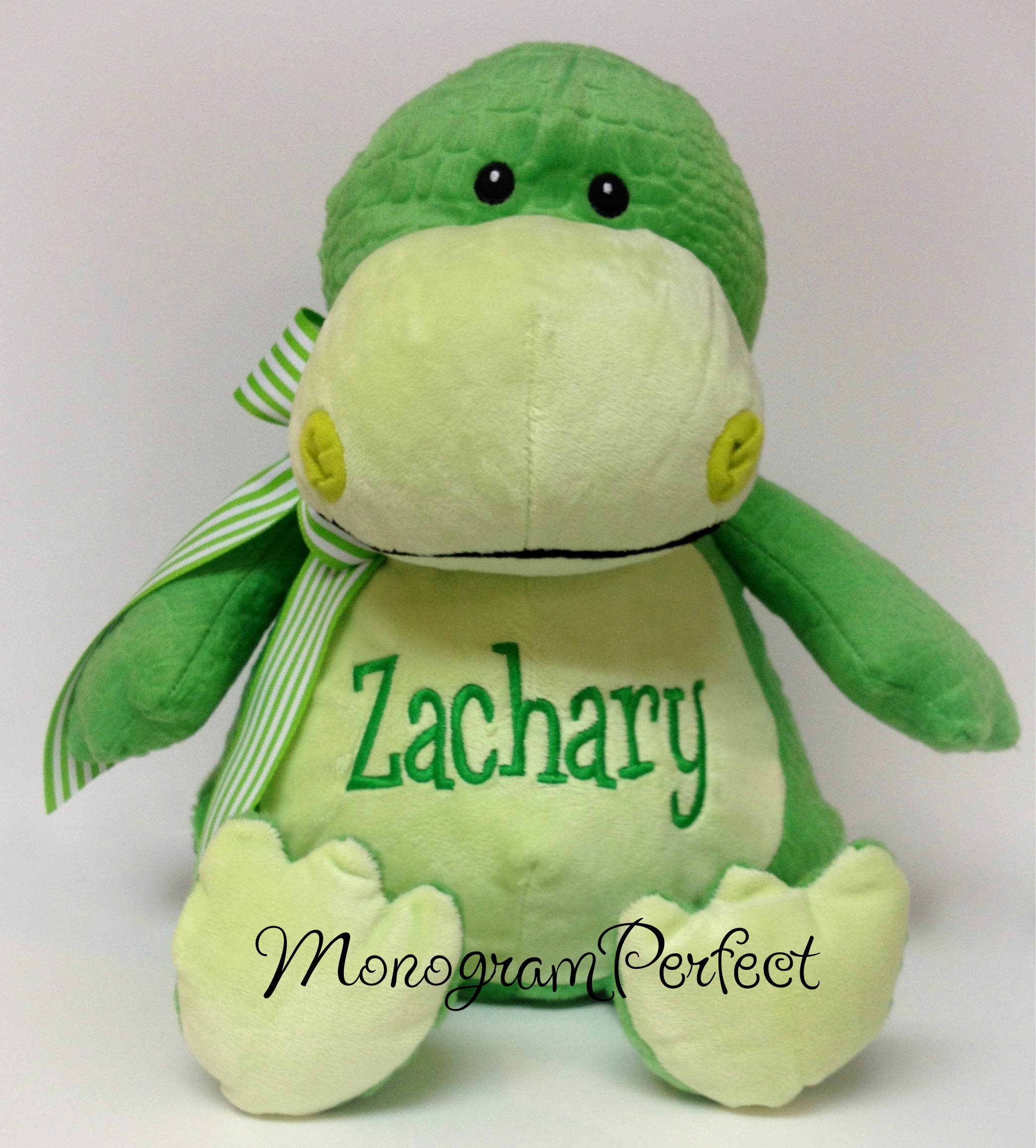 personalized stuffed dinosaur