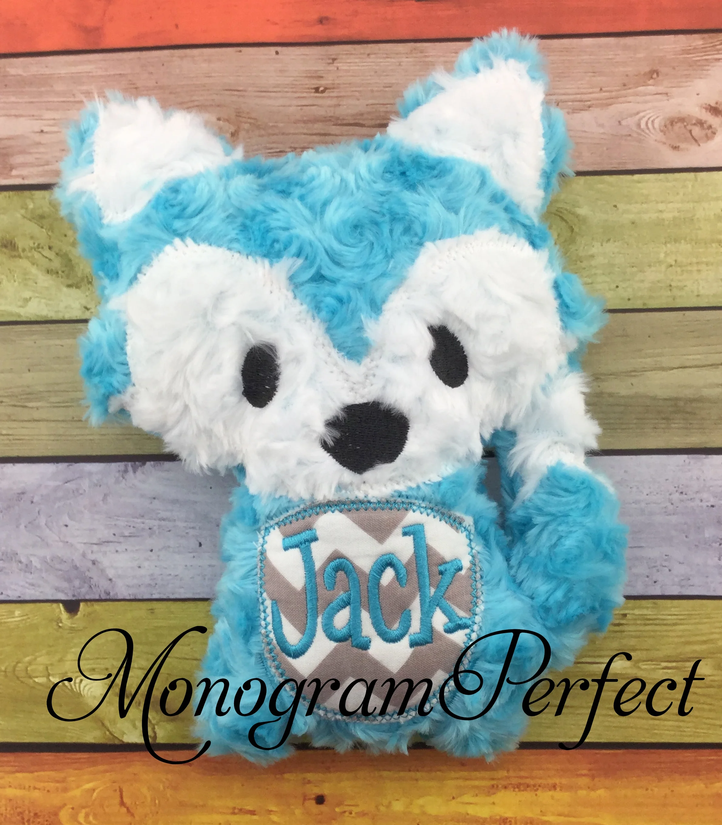 blue fox plush