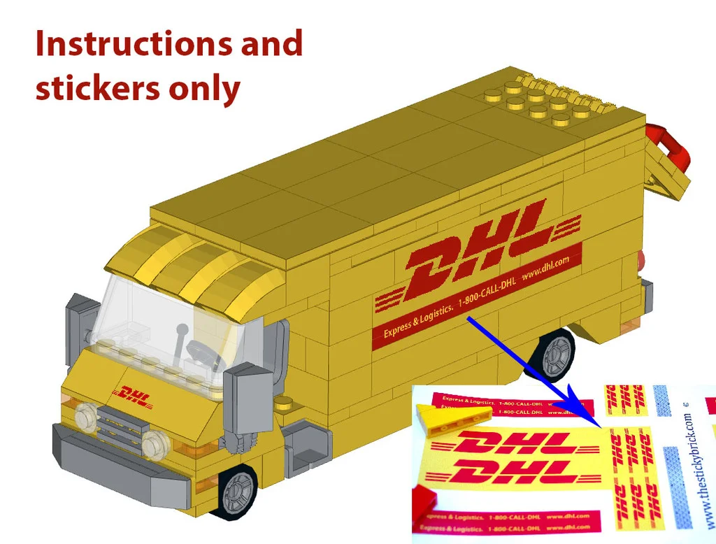 lego dhl truck