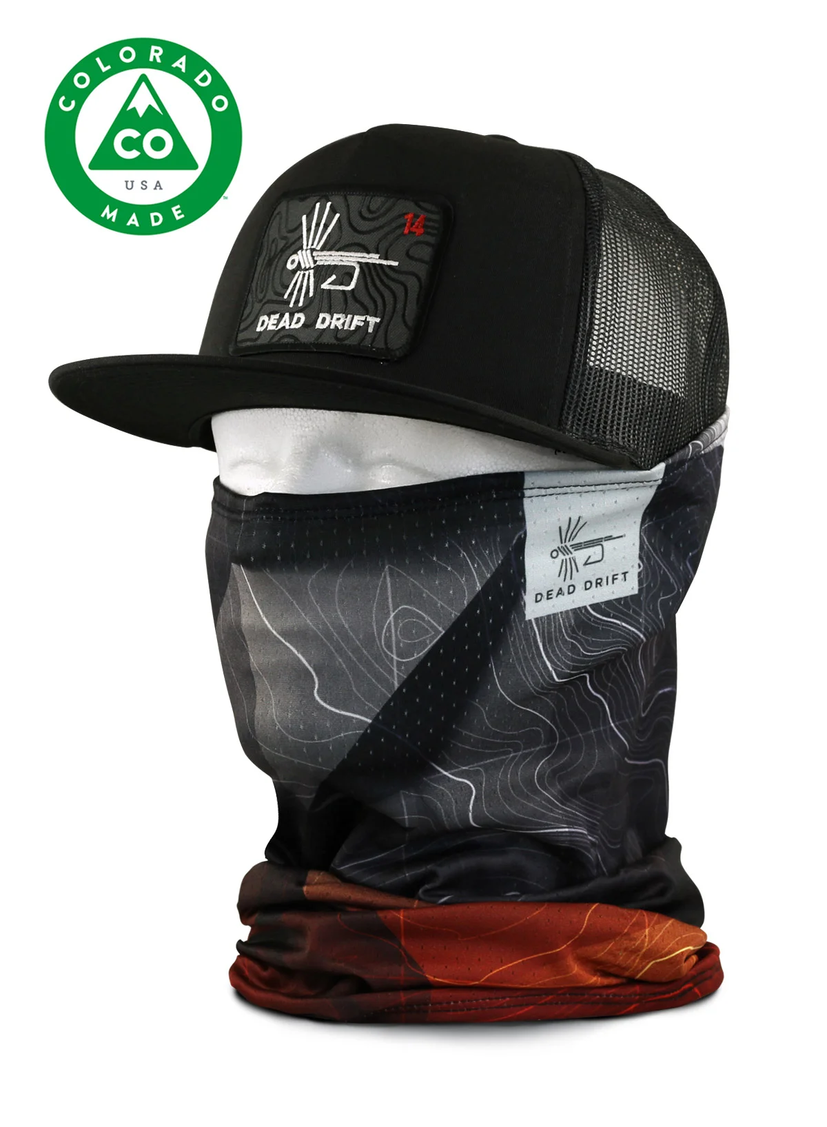 Cartographer Neck Gaiter — Dead Drift