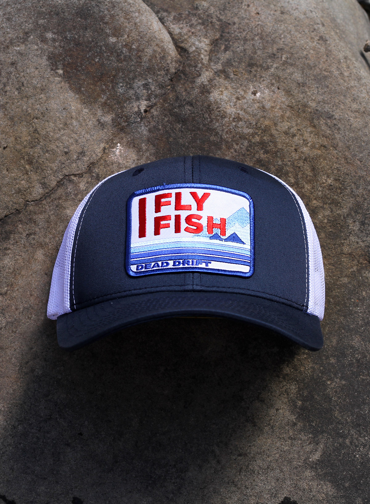 fly fishing trucker hat