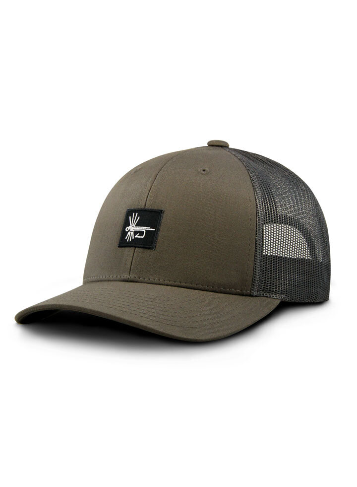 fly fishing logo hats