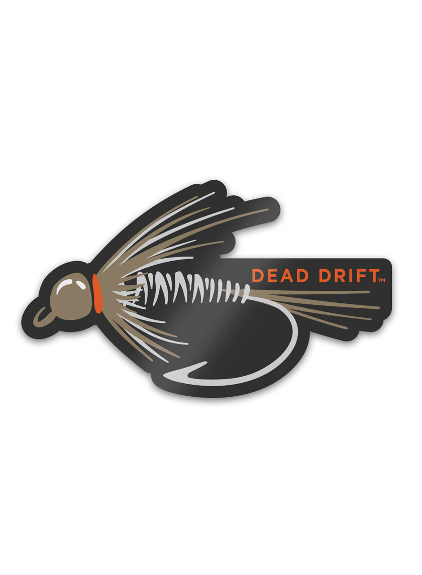 Bead Head Sticker — Dead Drift