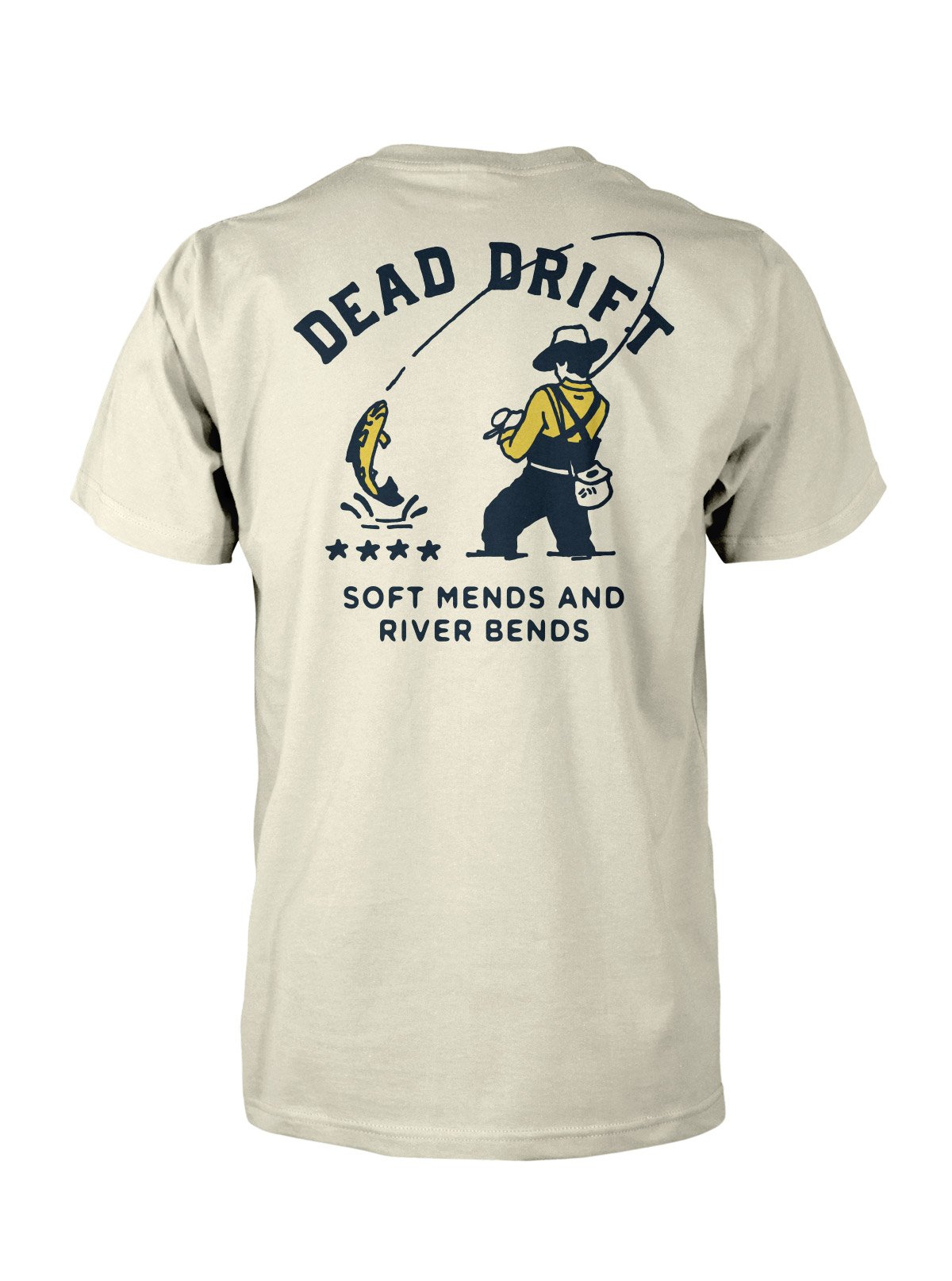  Dead Drift Fly Men's Mile High Fly Fishing T-Shirt (Small,  Sand) : Clothing, Shoes & Jewelry