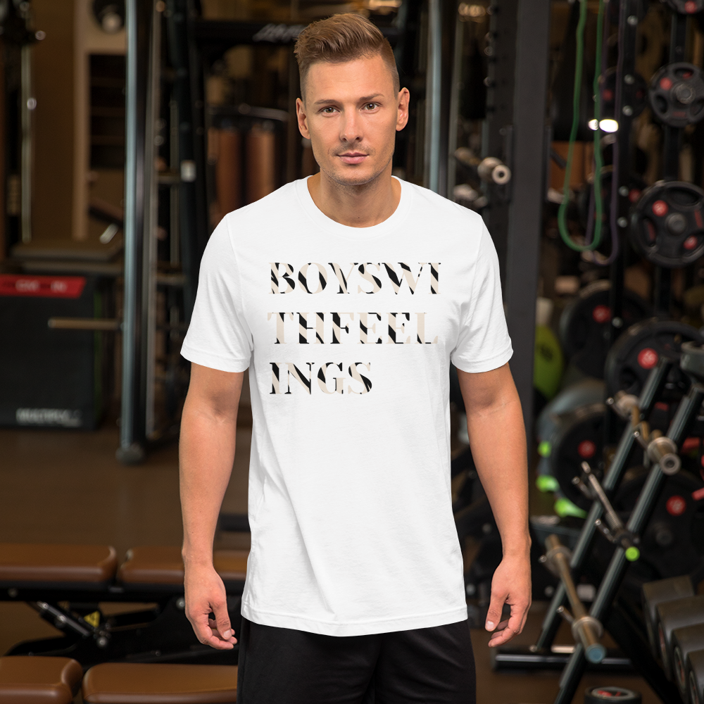 BOYSWITHFEELINGS Stripe Short-Sleeve Unisex T-Shirt — Kyle