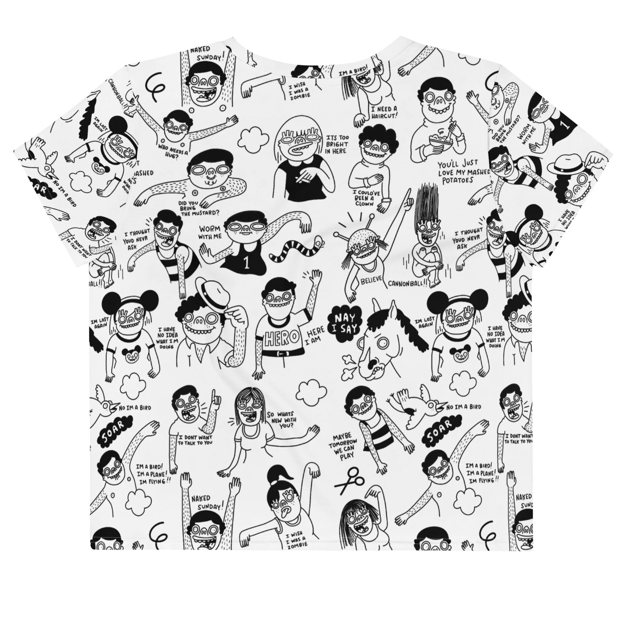 ★ LMC★ WM SKETCH DOODLE CROPPED TEE white 0LM45STS807WHT LMC