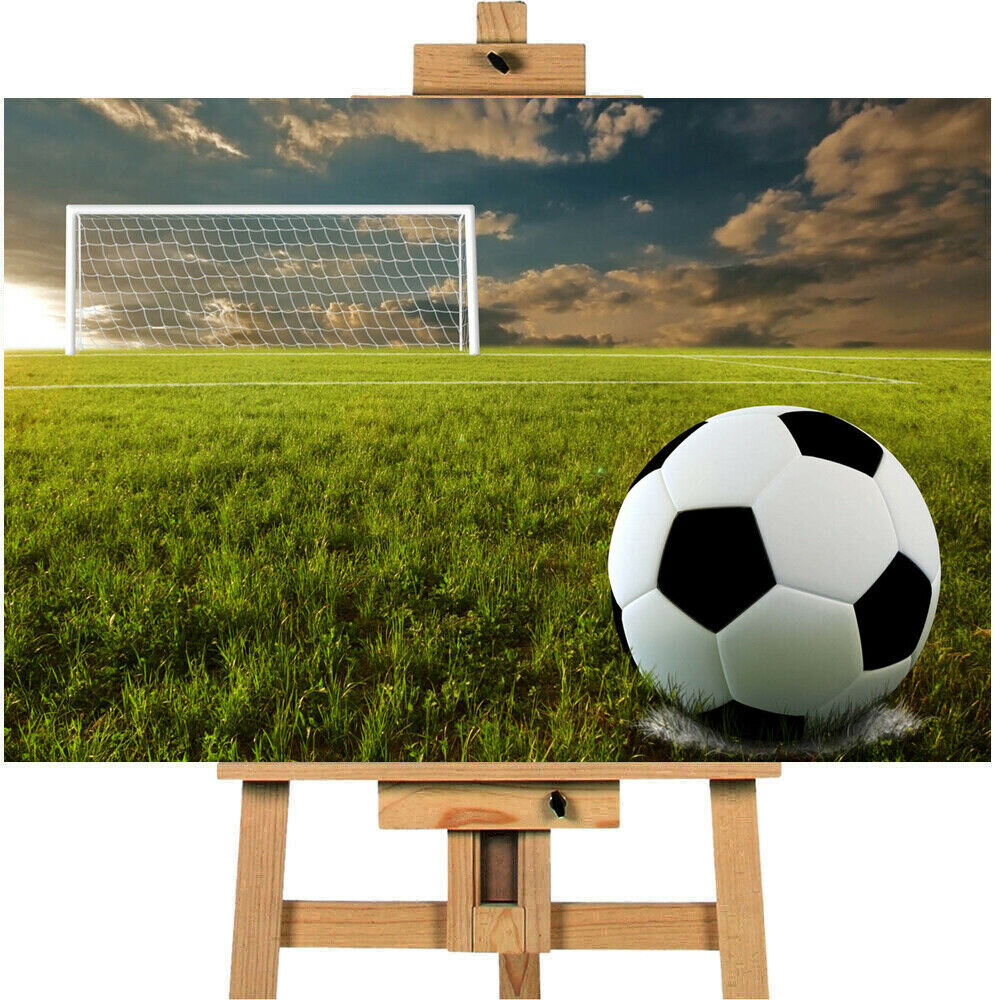 Football Crazy Bedroom Canvas Print Wall Art Poster