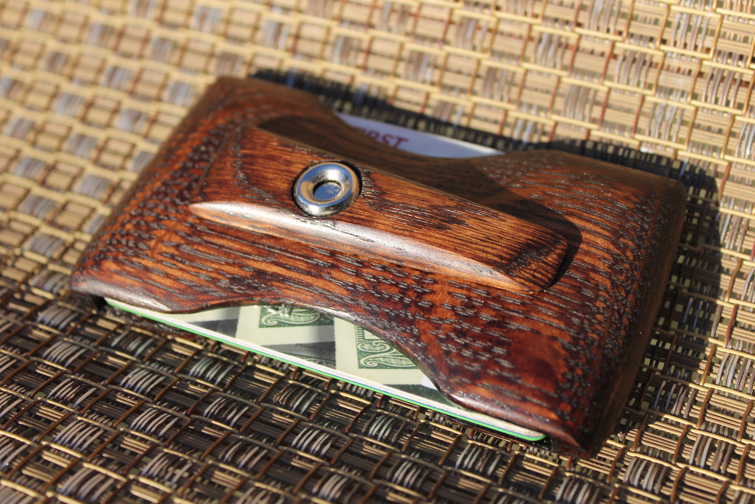 Bench Built Wallets5 Card Wooden Wallet