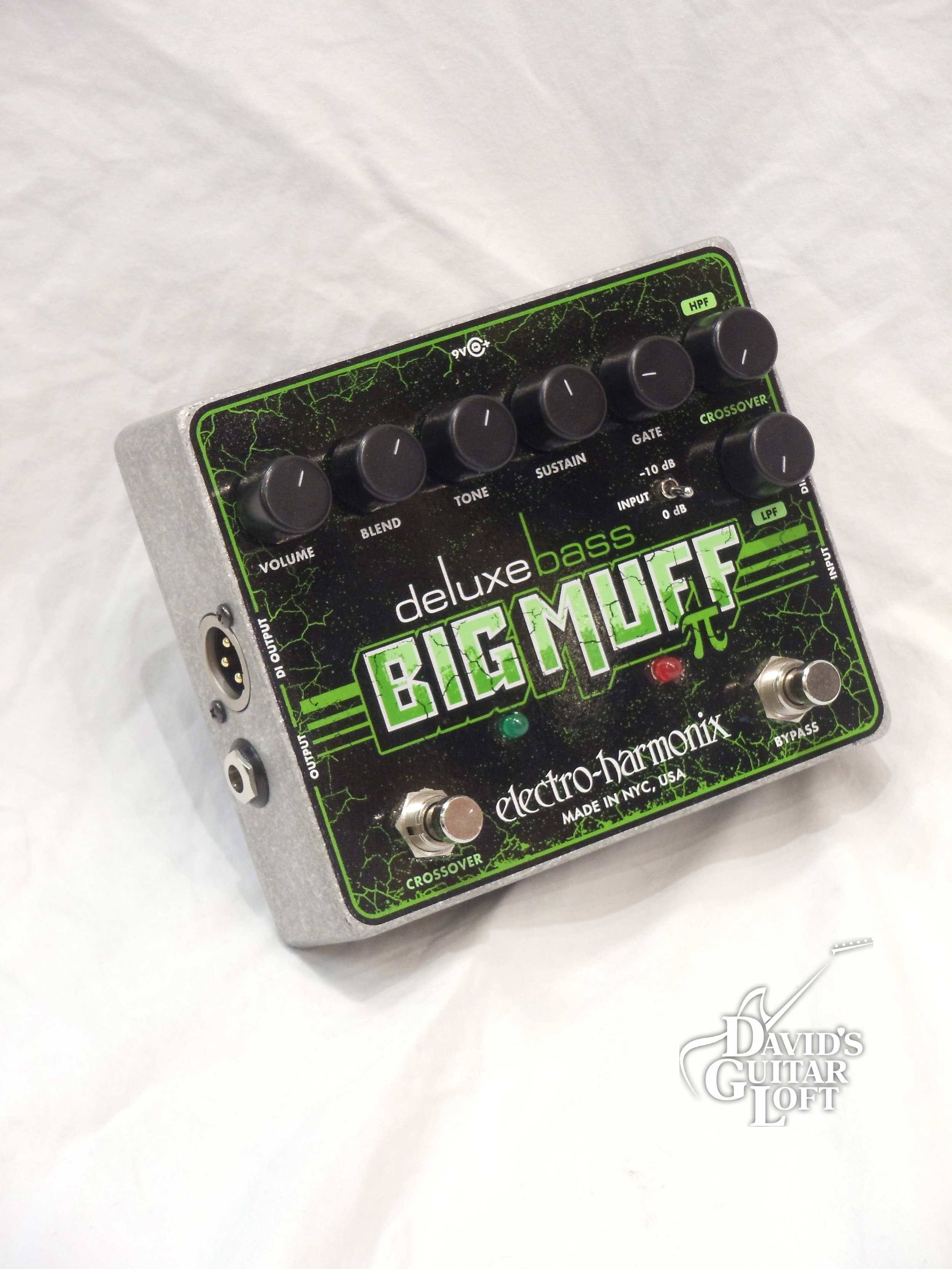 Electro Harmonix Deluxe Bass Big Muff Distortion/Sustainer — David's Guitar Loft - Sales, Music Lessons, and Instrument Repair
