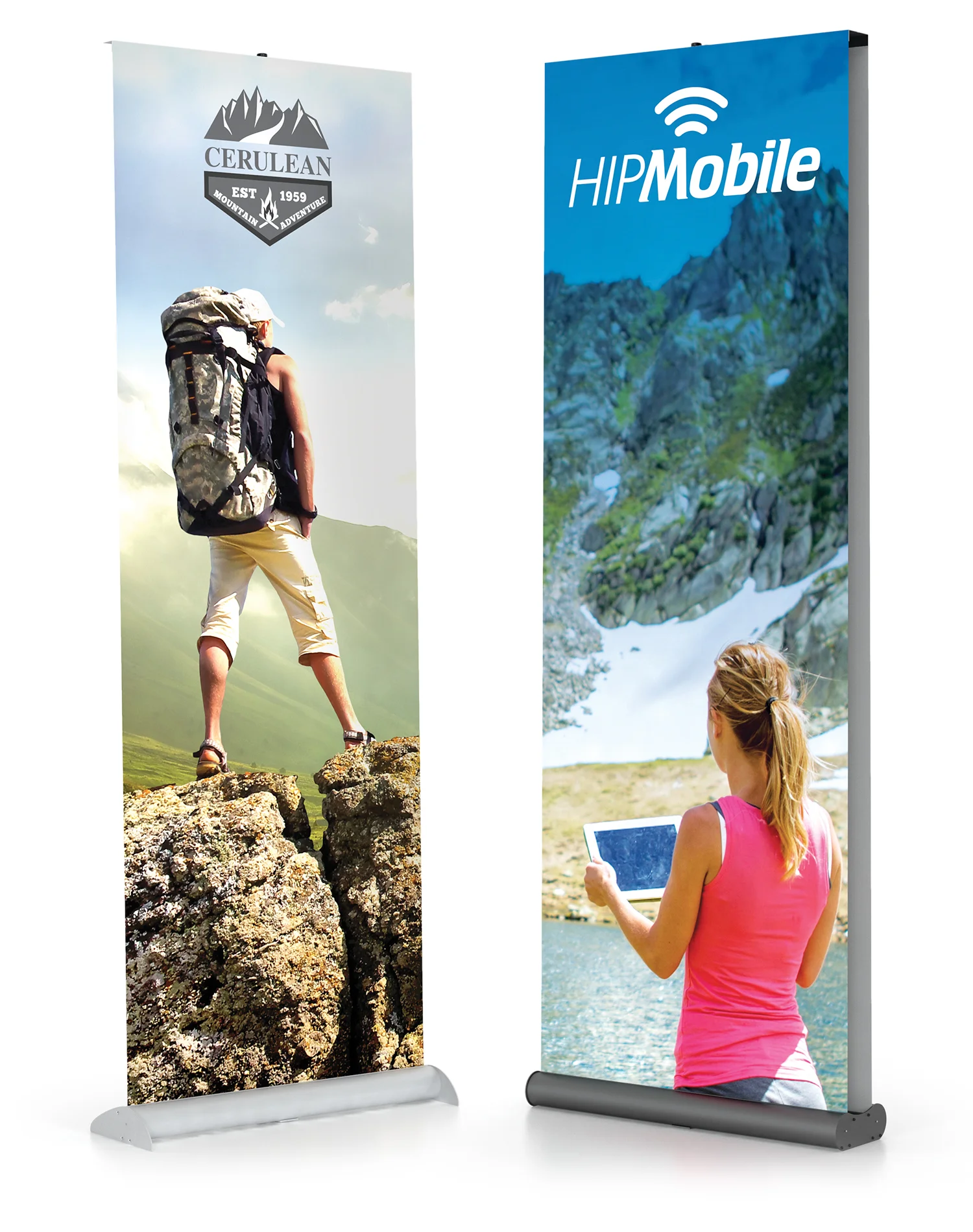 Mercury Retractable Banner Stands Saifee Signs Houston Tx