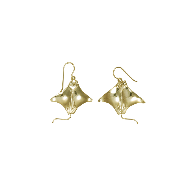 Manta ray earrings deals